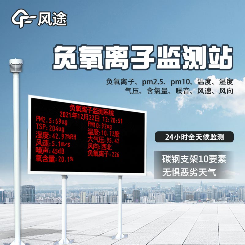 用數(shù)據(jù)量化生態(tài)效益，公園負(fù)（氧）離子監(jiān)測(cè)系統(tǒng)
